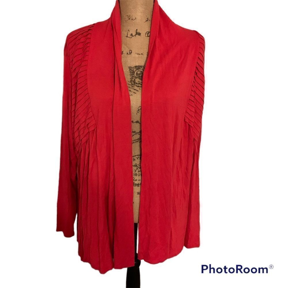 Chelsea and Theodore Red Shrug size XXL